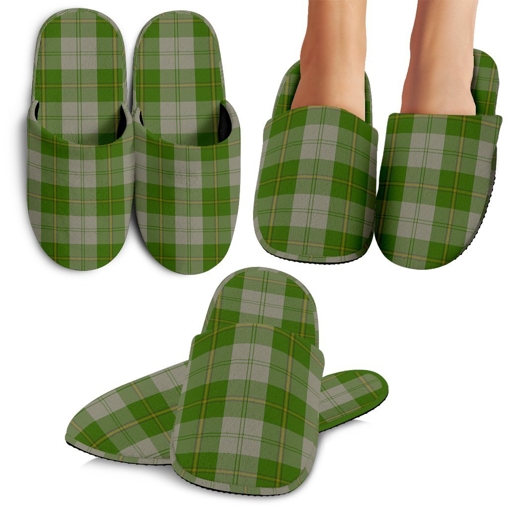 Cunningham Dress Green Dancers Tartan Classic Slippers