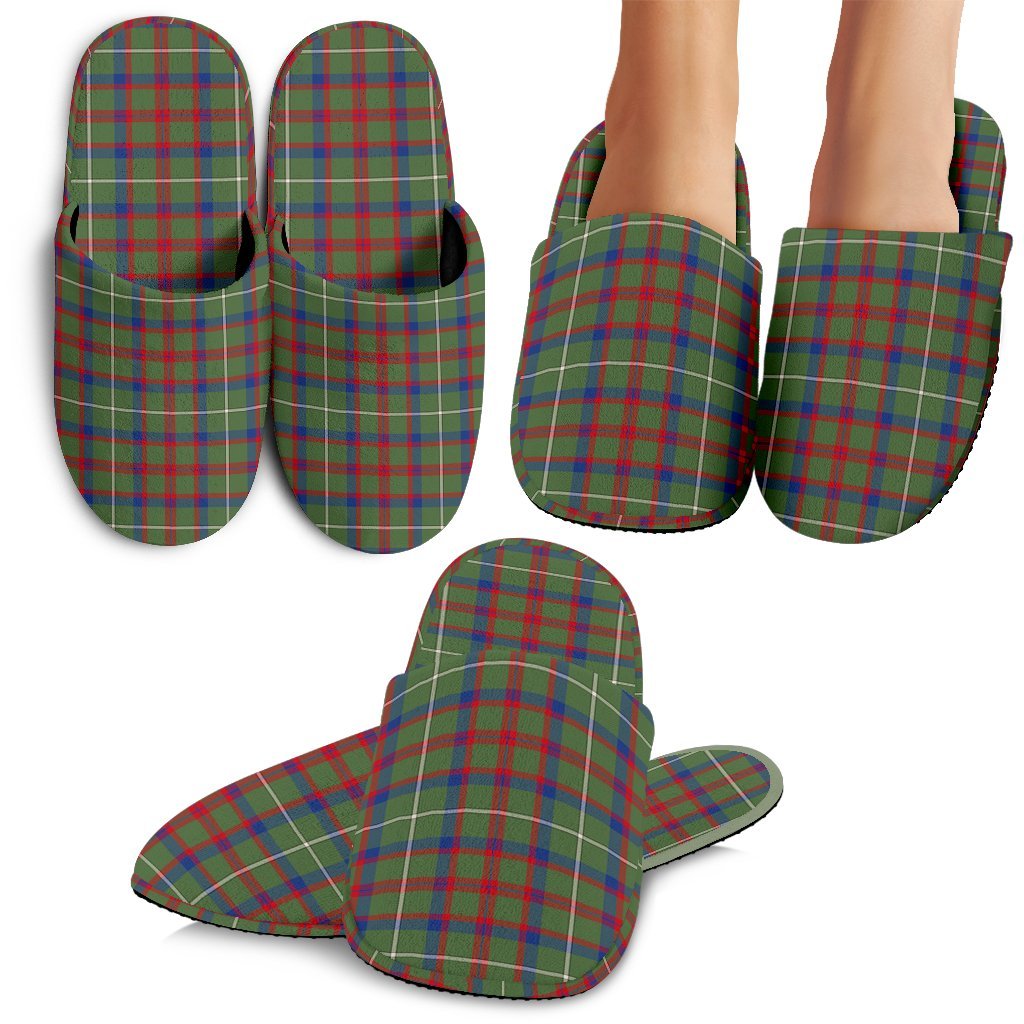 Shaw Green Modern Tartan Classic Slippers