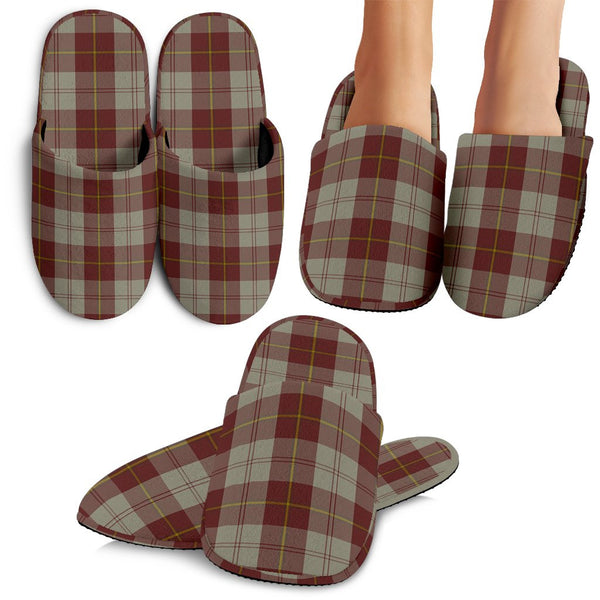 Cunningham Burgundy Dancers Tartan Classic Slippers