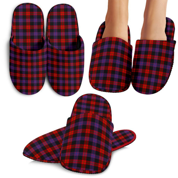 Brown Modern Tartan Classic Slippers