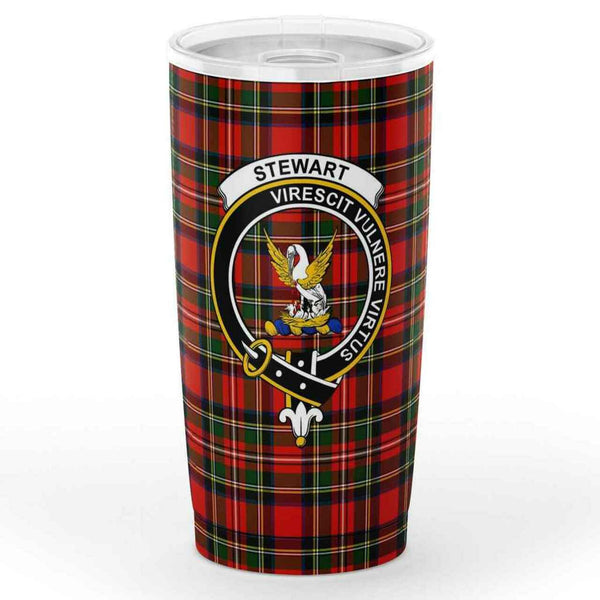 Stewart (High Stewards) Tartan Classic Crest Tumbler