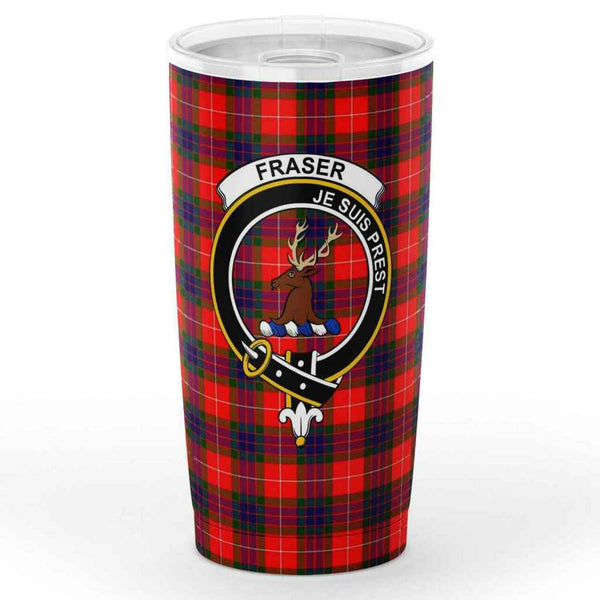 Fraser (of Lovat) Tartan Classic Crest Tumbler