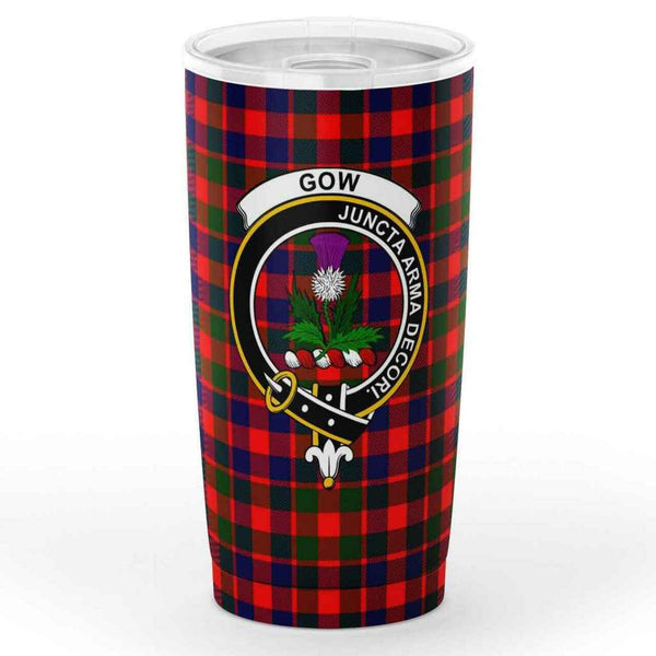 Gow (of Skeoch) Tartan Classic Crest Tumbler