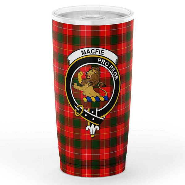 MacFie (of Dreghorn) Tartan Classic Crest Tumbler