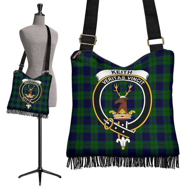 Keith Modern Tartan Classic Crest Boho Handbag