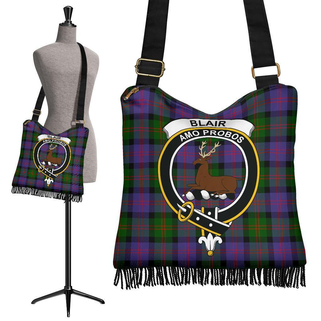 Blair Modern Tartan Classic Crest Boho Handbag