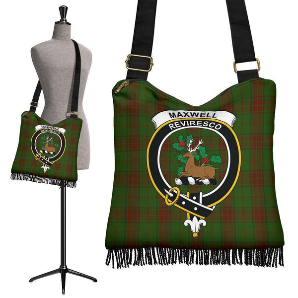 Maxwell Hunting Tartan Classic Crest Boho Handbag