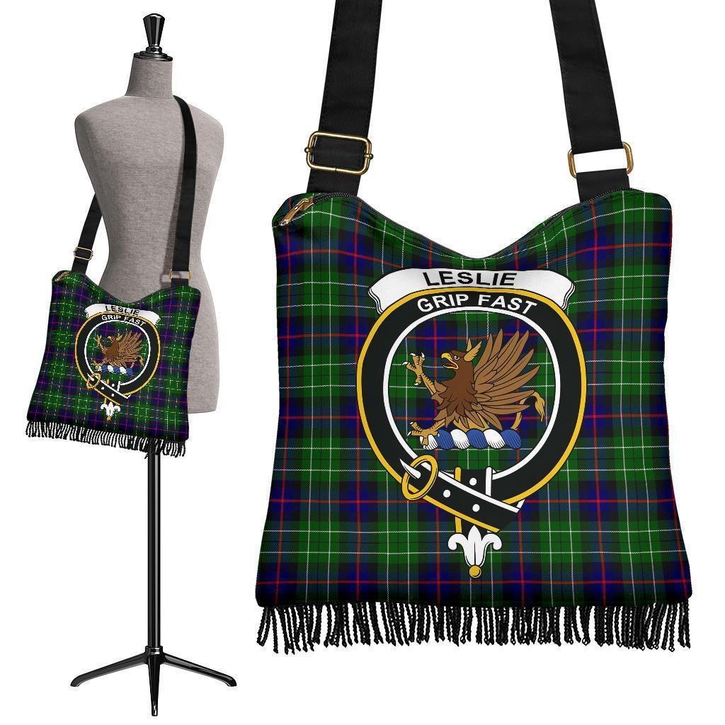 Leslie Hunting Tartan Classic Crest Boho Handbag