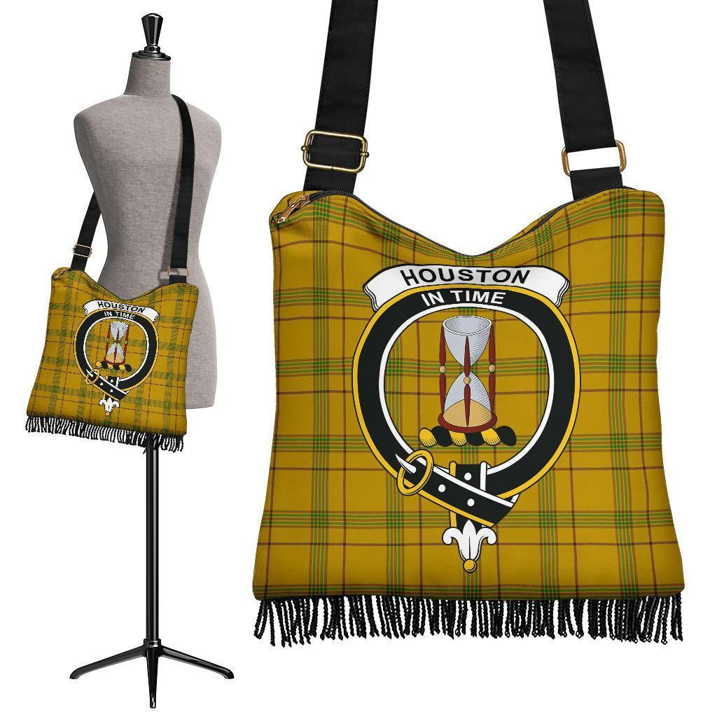 Houston Tartan Classic Crest Boho Handbag