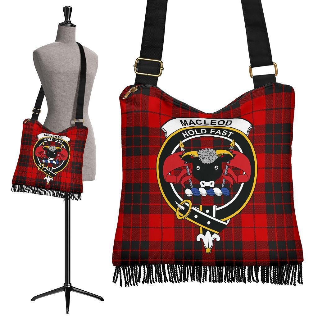 MacLeod of Raasay Tartan Classic Crest Boho Handbag