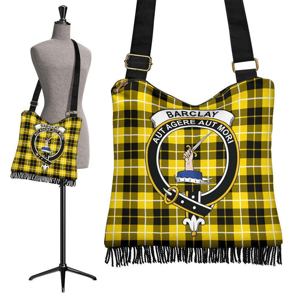 Barclay Dress Modern Tartan Classic Crest Boho Handbag