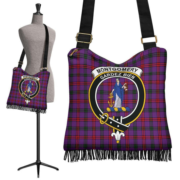 Montgomery Modern Tartan Classic Crest Boho Handbag