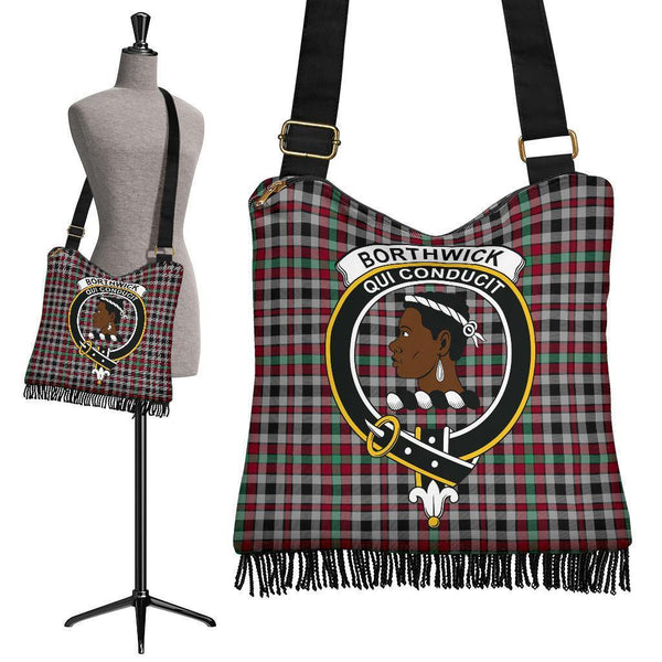 Borthwick Ancient Tartan Classic Crest Boho Handbag