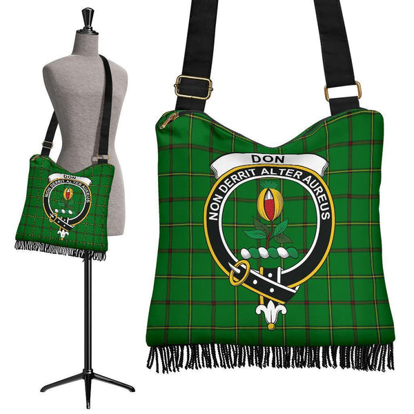 Don (Tribe-of-Mar) Tartan Classic Crest Boho Handbag