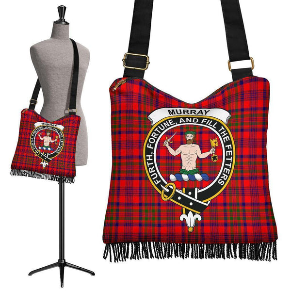 Murray of Tulloch Modern Tartan Classic Crest Boho Handbag