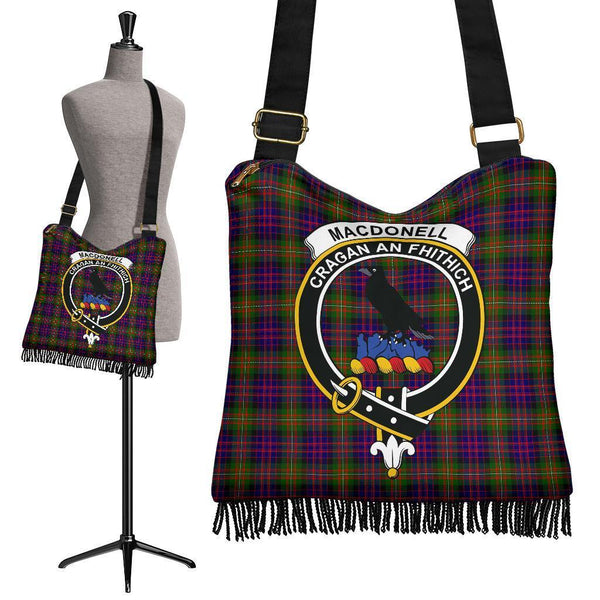 MacDonnell of Glengarry Modern Tartan Classic Crest Boho Handbag