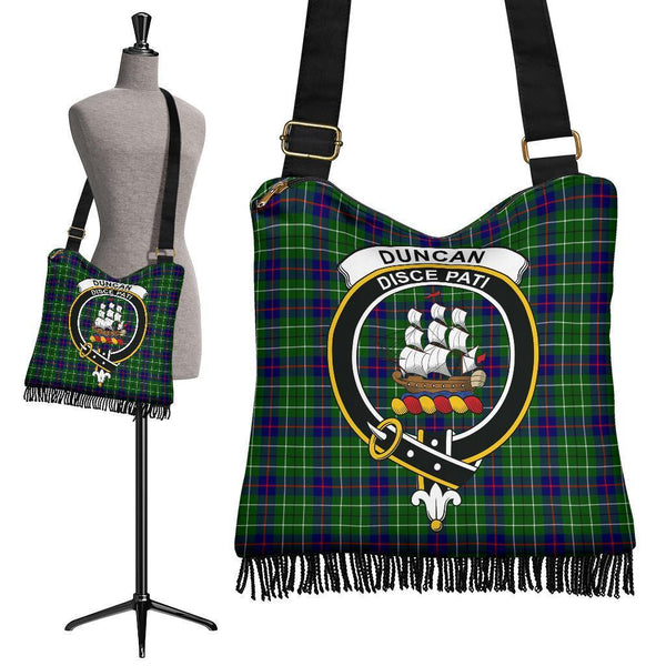 Duncan Modern Tartan Classic Crest Boho Handbag