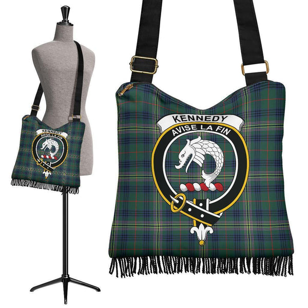 Kennedy Modern Tartan Classic Crest Boho Handbag