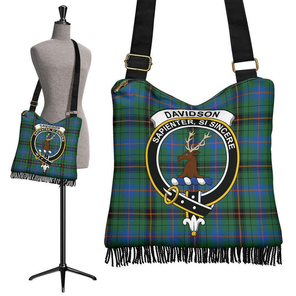 Davidson Ancient Tartan Classic Crest Boho Handbag