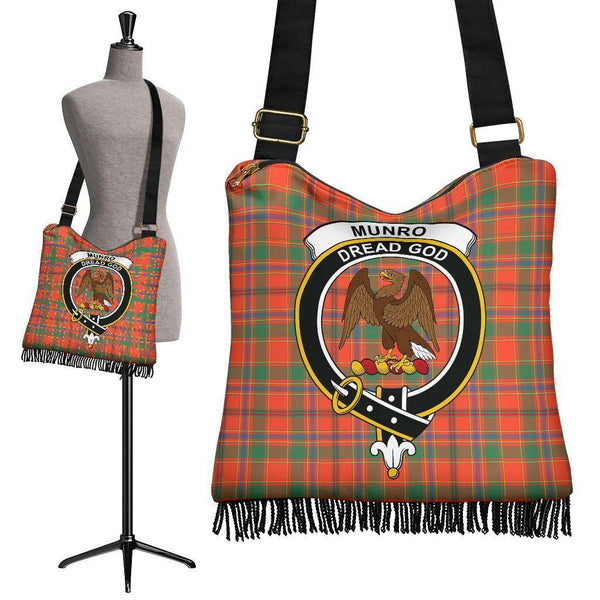 Munro Ancient Tartan Classic Crest Boho Handbag