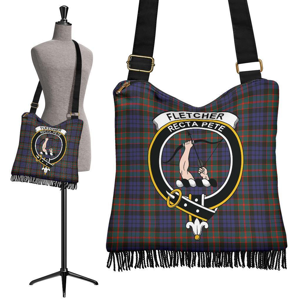 Fletcher of Dunans Tartan Classic Crest Boho Handbag