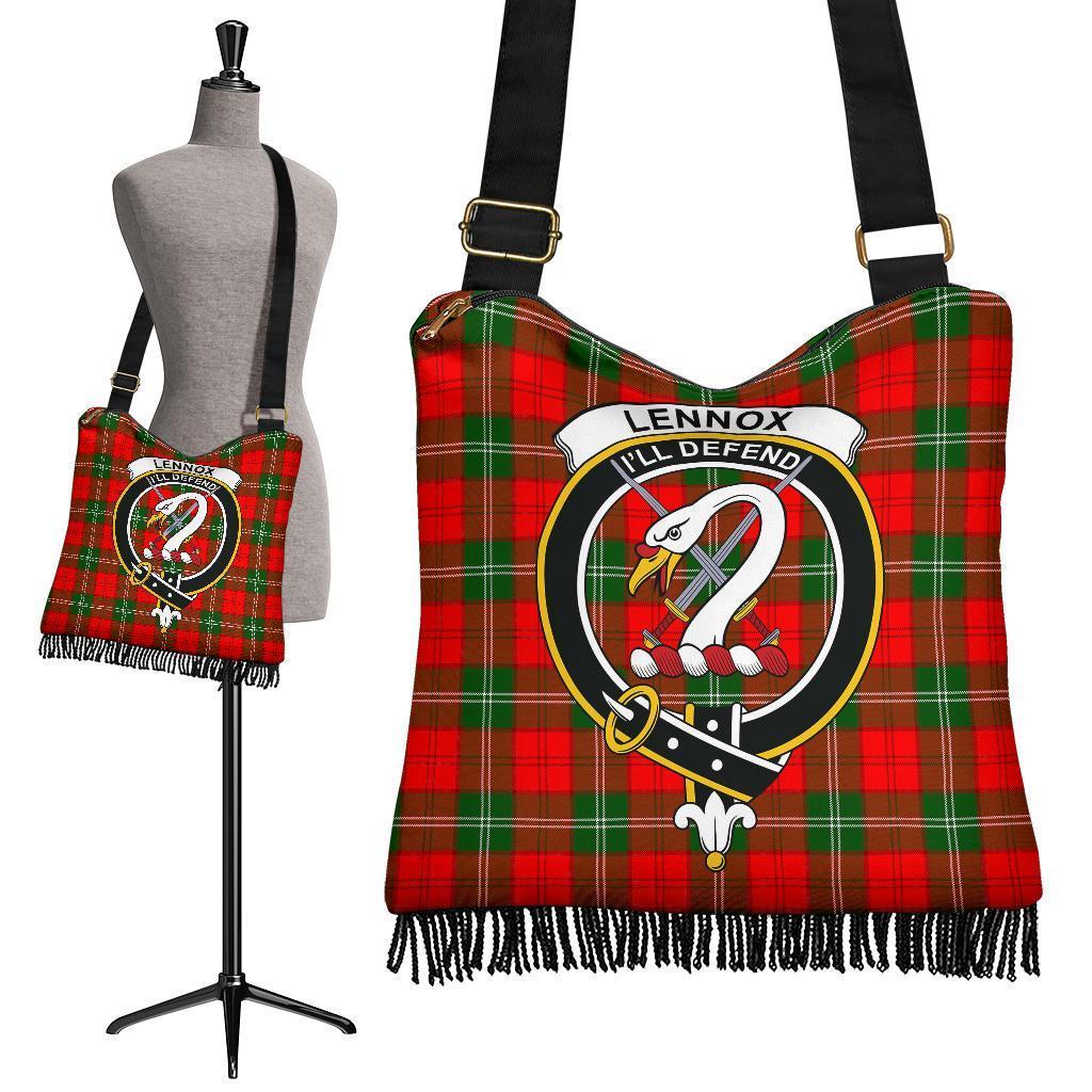 Lennox Modern Tartan Classic Crest Boho Handbag