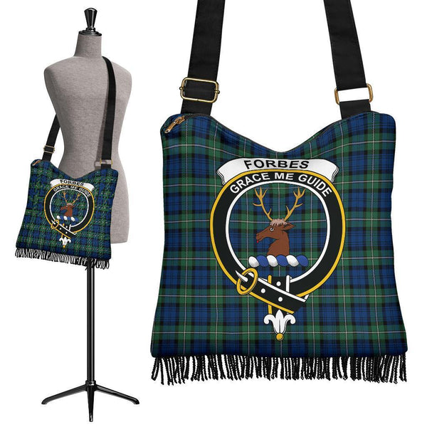 Forbes Ancient Tartan Classic Crest Boho Handbag