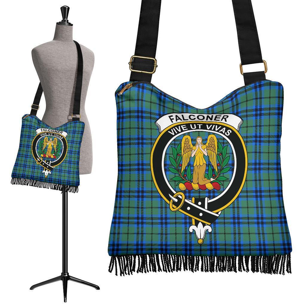 Falconer Tartan Classic Crest Boho Handbag