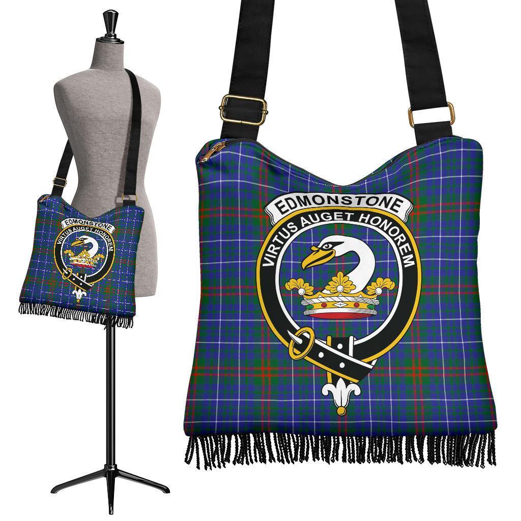 Edmonstone Tartan Classic Crest Boho Handbag