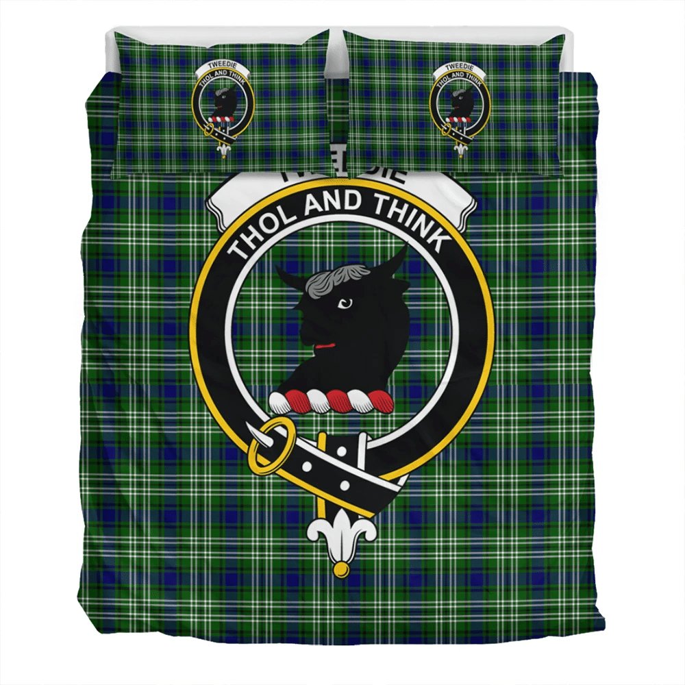 Tweedside District Crest Tartan Bedding Set