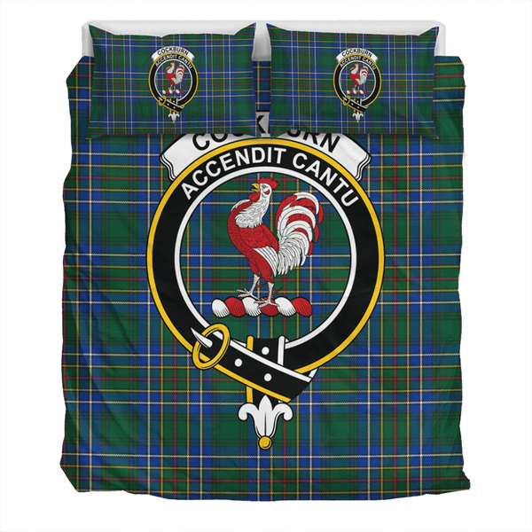 Cockburn Ancient Crest Tartan Bedding Set