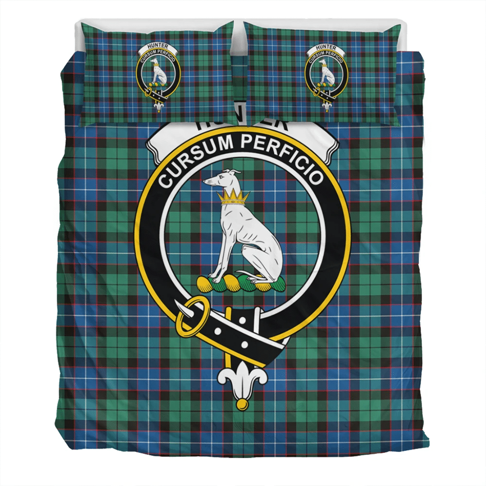 Hunter Ancient Crest Tartan Bedding Set