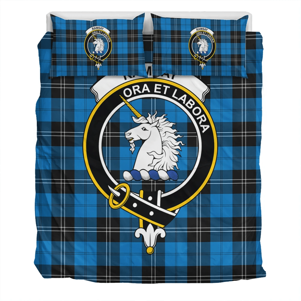 Ramsay Blue Ancient Crest Tartan Bedding Set