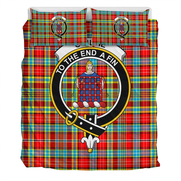 Ogilvie Hunting Ancient Crest Tartan Bedding Set