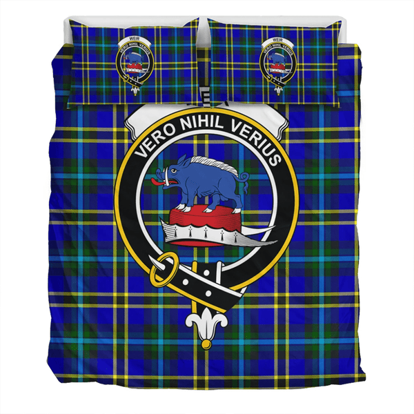 Weir Modern Crest Tartan Bedding Set