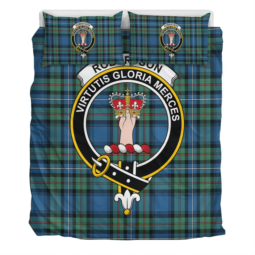 Robertson Hunting Ancient Crest Tartan Bedding Set