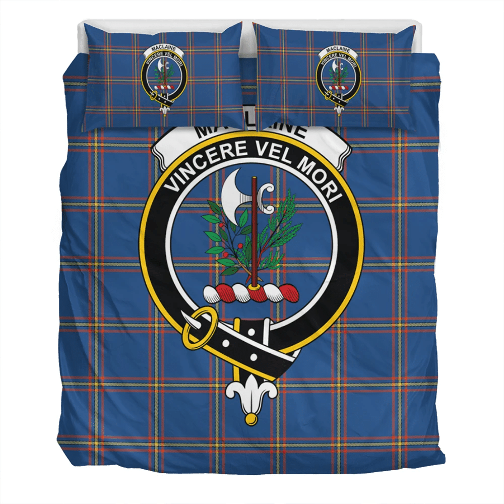 MacLaine of Loch Buie Crest Tartan Bedding Set