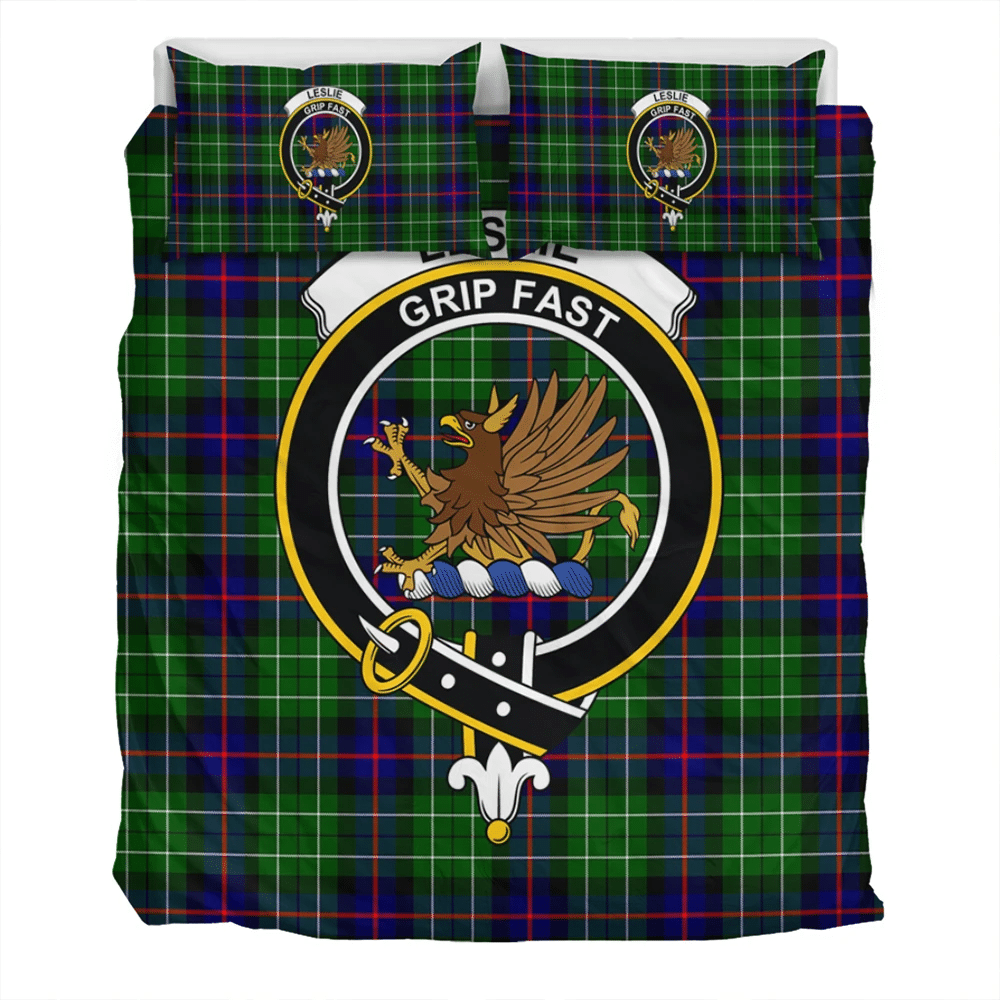 Leslie Hunting Ancient Crest Tartan Bedding Set