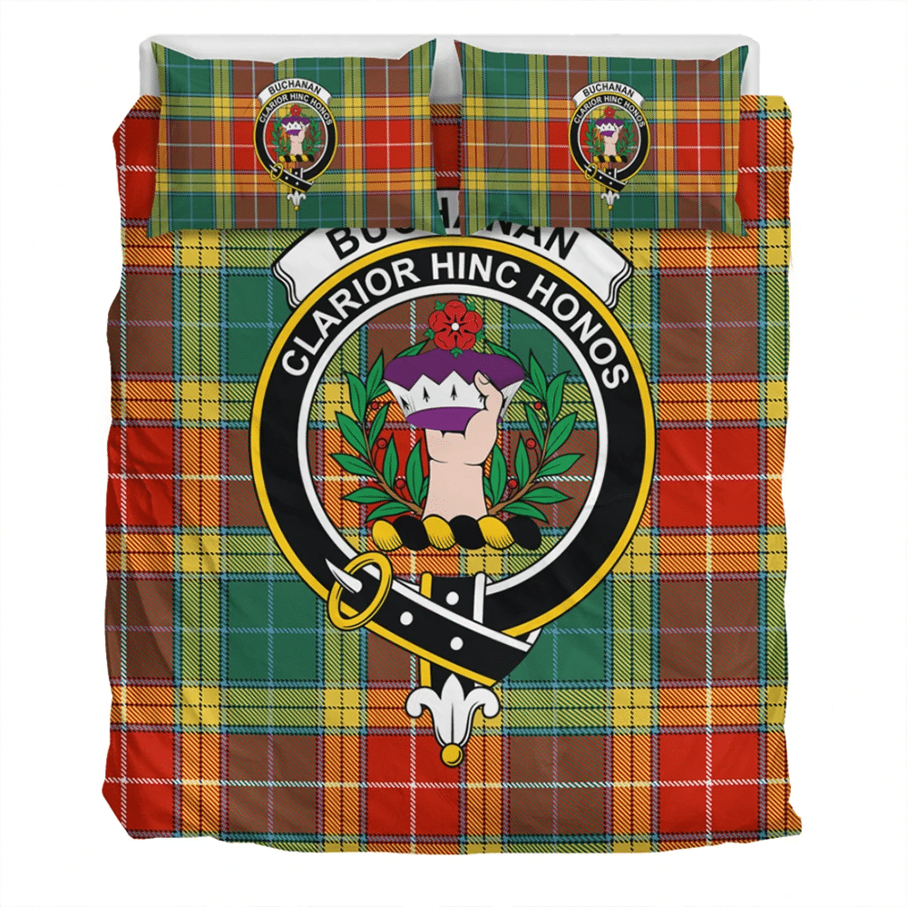 Buchanan Old Sett Crest Tartan Bedding Set