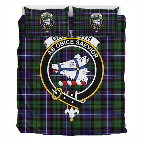 Galbraith Modern Crest Tartan Bedding Set