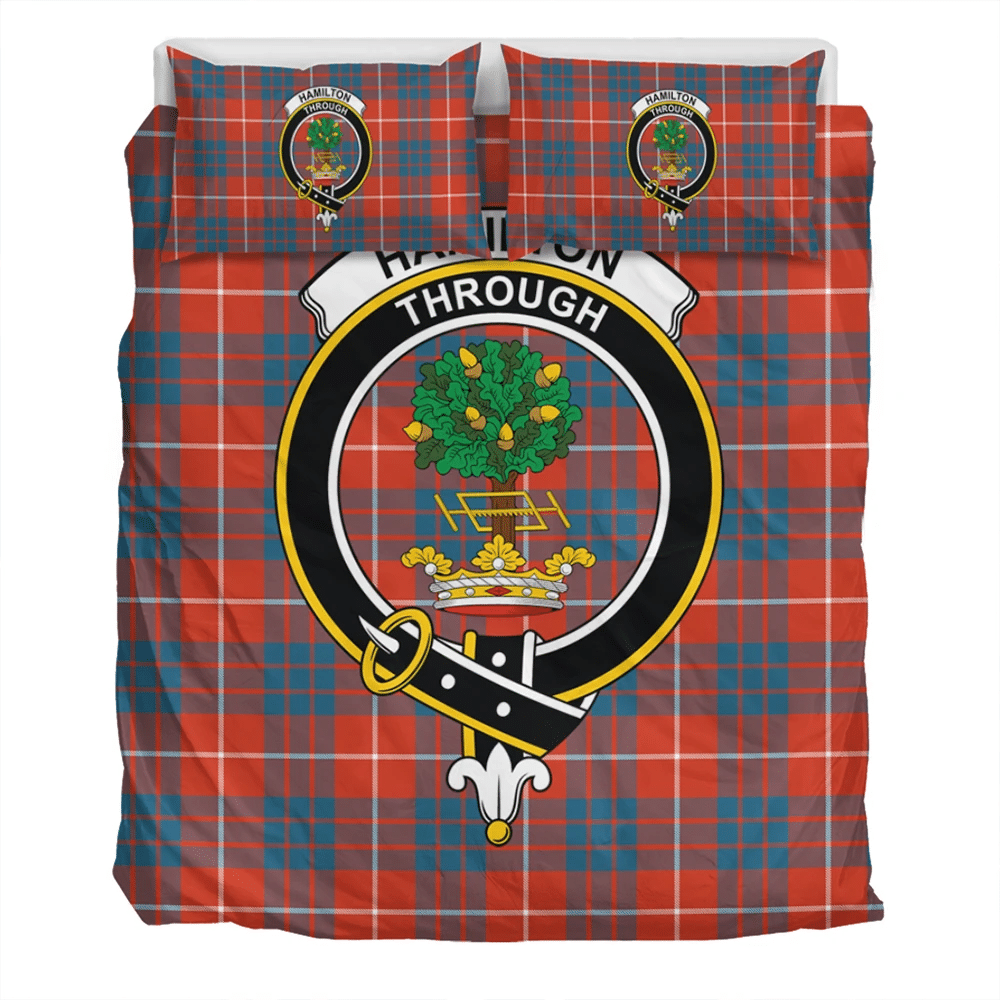 Hamilton Ancient Crest Tartan Bedding Set