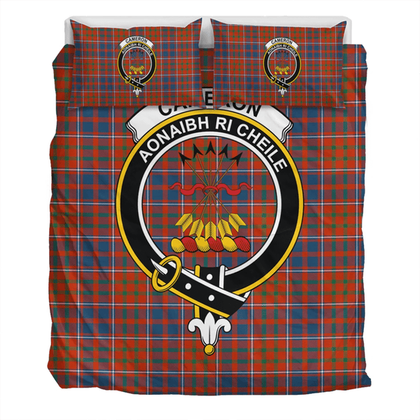 Cameron of Lochiel Ancient Crest Tartan Bedding Set