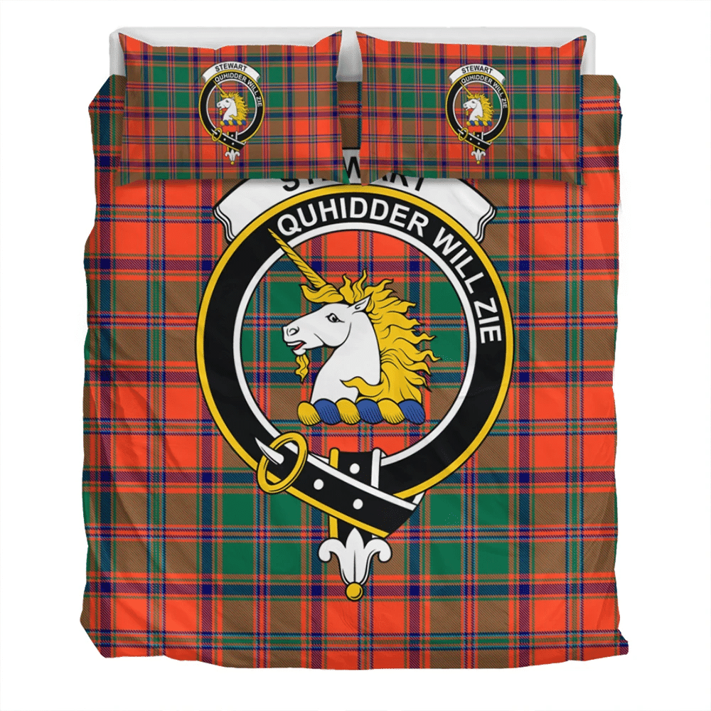 Stewart of Appin Ancient Crest Tartan Bedding Set