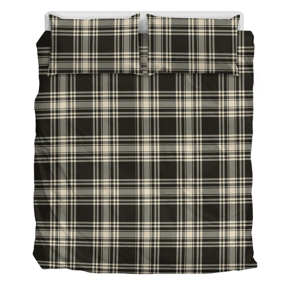 Menzies Black & White Ancient Tartan Classic Bedding Set