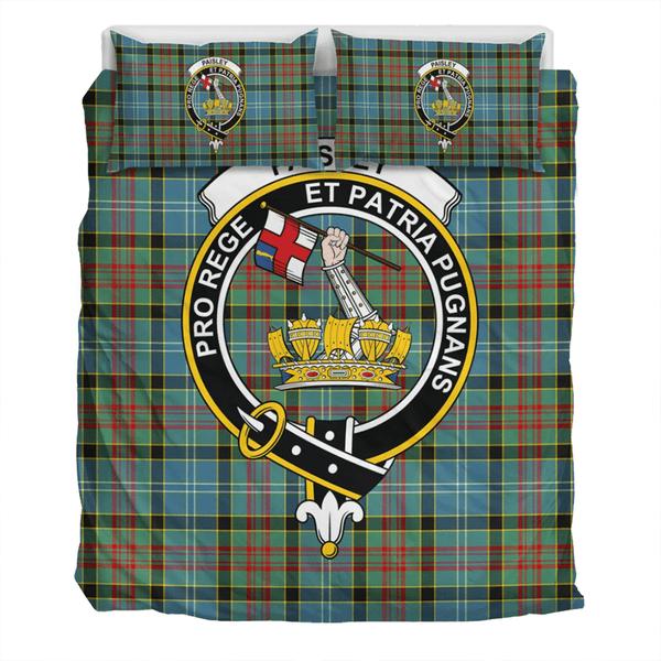 Paisley District Crest Tartan Bedding Set