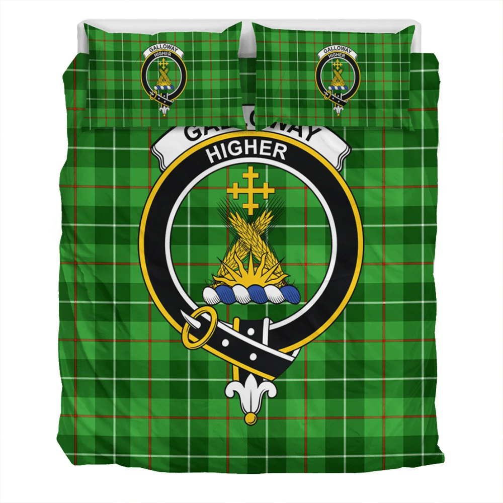 Galloway District Crest Tartan Bedding Set