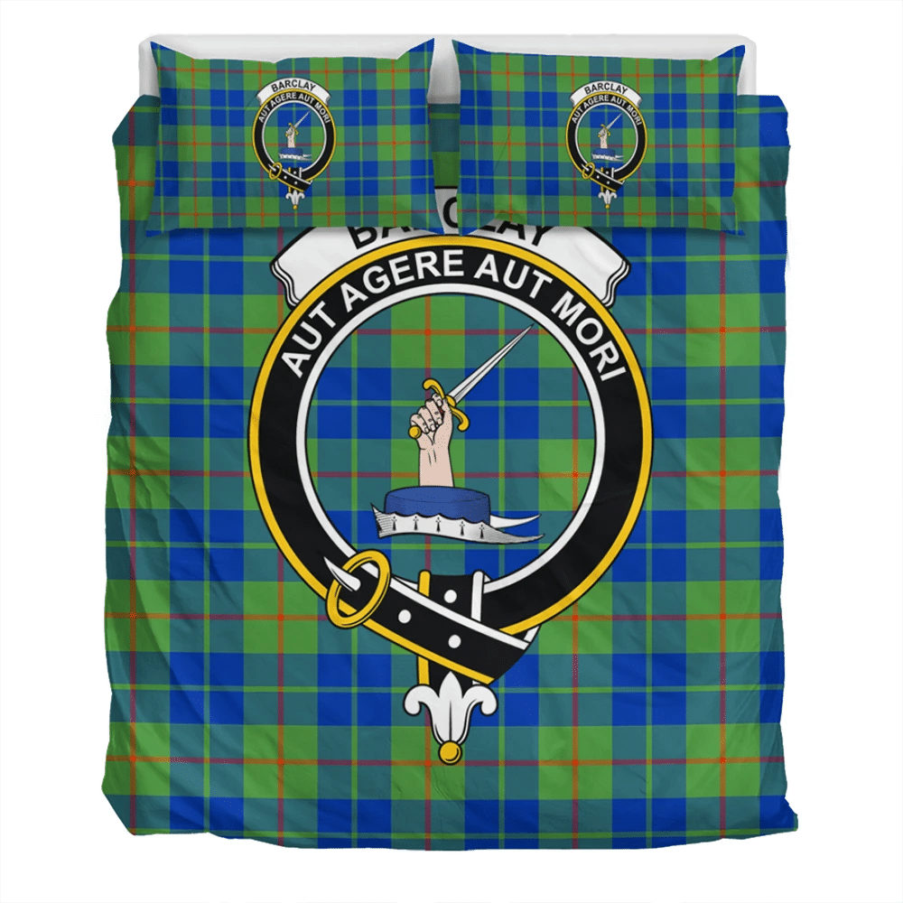 Barclay Hunting Ancient Crest Tartan Bedding Set