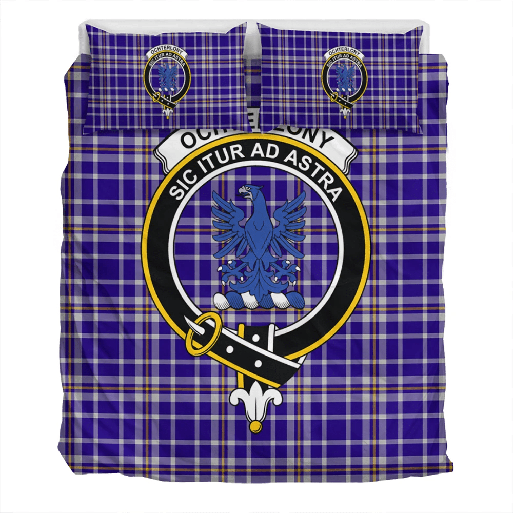 Ochterlony Crest Tartan Bedding Set