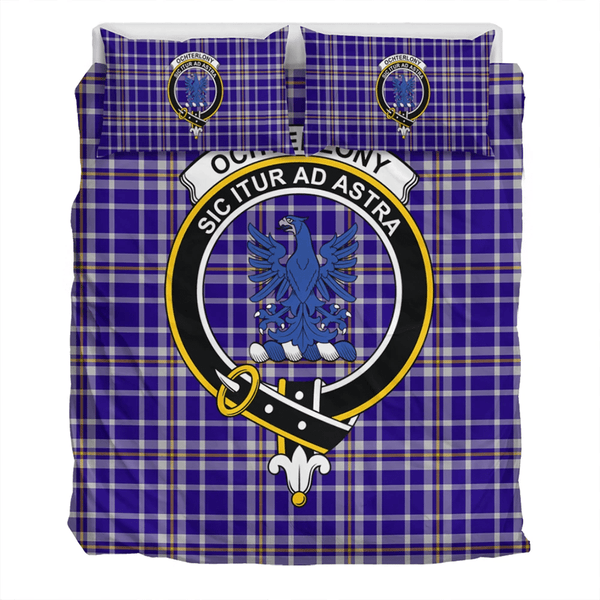 Ochterlony Crest Tartan Bedding Set