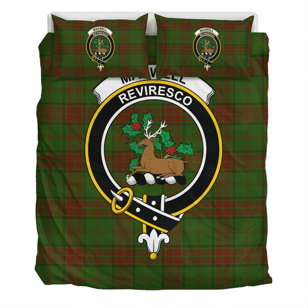 Maxwell Hunting Crest Tartan Bedding Set